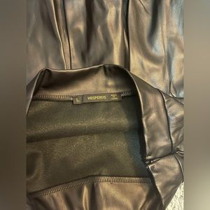 Cute Leather Flared Skirt, Size L in great condition.